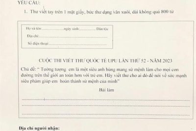 ???Liên đội tham gia cuộc thi viết thư lần 52 với 126 bài viết.???