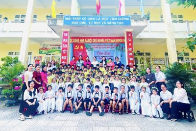 Chào đón các bé yêu của trường Mầm non Tịnh Đông tham quan, giao lưu tại trường Tiểu Học Tịnh Đông