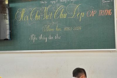 Ngày 13/12/2023 tổ chức hội thi VCĐ – RCĐ cấp trường.