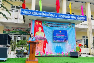 Sáng ngày 20/11 Liên đội Trường tổ chức hội thi văn nghệ chào mừng kỷ niệm 43 năm ngày nhà giáo Việt Nam 20/11.