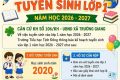 Trường Tiểu học Tịnh Đông thông báo Tuyển sinh vào lớp 1 năm học 2026 – 2027